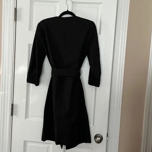Worth Black Long Sleeve Dress with Belt - Picture 5 of 8